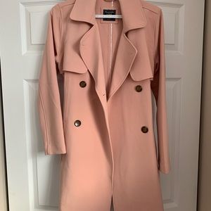 Abercrombie and Fitch Pink Trench Coat